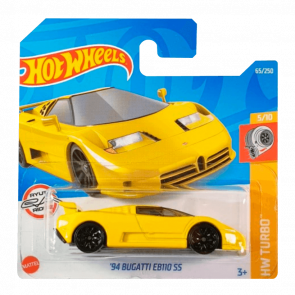 Машинка Базовая Hot Wheels '94 Bugatti EB110 SS Turbo 1:64 HCT67 Yellow