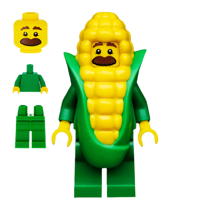 Фигурка Lego Series 17 Corn Cob Guy Collectible Minifigures col289 Б/У - Retromagaz