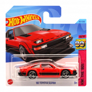 Машинка Базовая Hot Wheels '82 Toyota Supra The `80S 1:64 HKG87 Red - Retromagaz