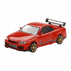 Машинка Premium MINI GT Nissan Skyline GT-R (R34) Tommykaira R-z 1:64 Red