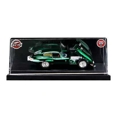 Машинка Premium Hot Wheels 1964 Jaguar E-Type Red Line Club RLC 1:64 HGK82 Green - Retromagaz