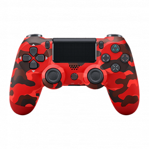 Геймпад Беспроводной RMC PlayStation 4 DoubleShock 4 Red Camo Новый - Retromagaz