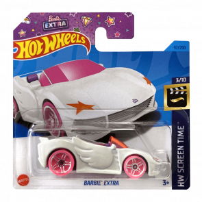 Машинка Базова Hot Wheels Barbie Extra Screen Time 1:64 HKH11 White