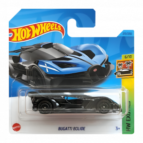 Машинка Базовая Hot Wheels Bugatti Bolide Exotics 1:64 HKG64 Black - Retromagaz