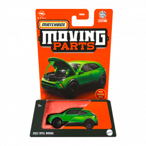 Тематична Машинка Matchbox Opel 2022 Opel Mokka Moving Parts 1:64 FWD28/HVM73 Green - Retromagaz