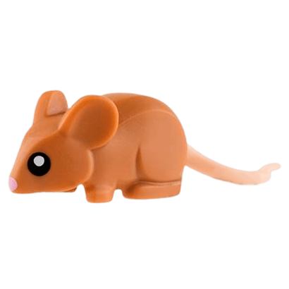 Фигурка Lego Земля Mouse with Light Nougat Tail Animals 35757c01pb01 6232465 Medium Nougat Б/У - Retromagaz