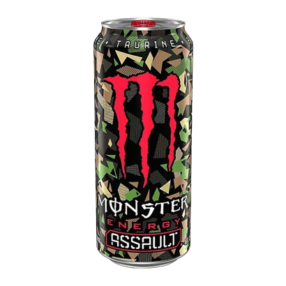 Напиток Энергетический Monster Energy Assault 500ml - Retromagaz