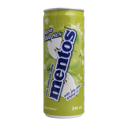 Напиток Mentos Apple Soda Kick 240ml - Retromagaz