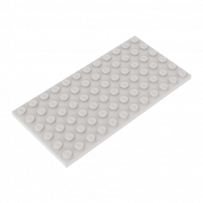 Пластина Lego Обычная 2шт 6 x 12 3028 4120020 White Б/У