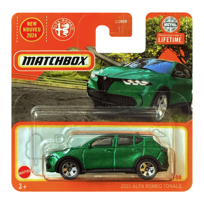 Машинка Велике Місто Matchbox 2023 Alfa Romeo Tonale Roadtrip 1:64 HVN47 Green - Retromagaz