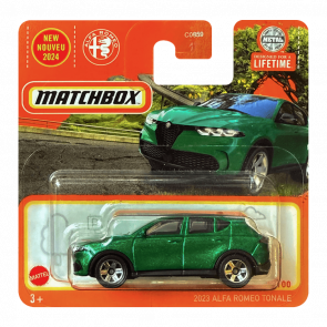 Машинка Велике Місто Matchbox 2023 Alfa Romeo Tonale Roadtrip 1:64 HVN47 Green - Retromagaz