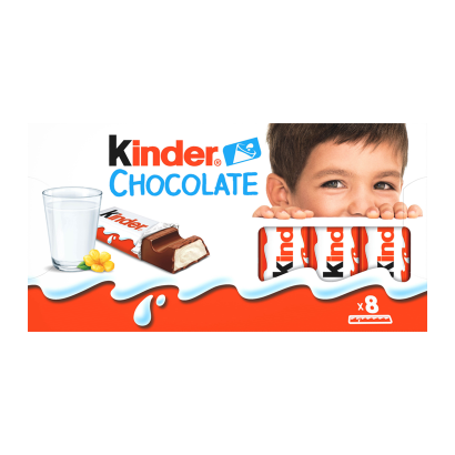 Шоколад Молочный Kinder Chocolate 8 Pieces 100g - Retromagaz