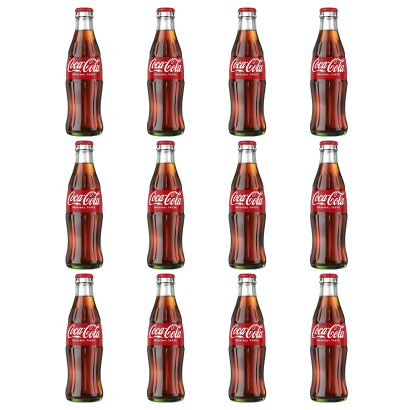 Набор Напиток Coca-Cola Original Taste Стекло 250ml 12шт - Retromagaz