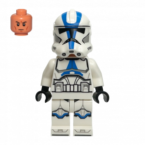 Фігурка Lego Республіка Clone Trooper 501st Legion Phase 2 Helmet with Holes Star Wars sw1337 75378 Б/У