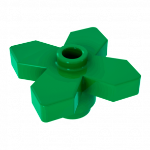 Растение Lego Цветок 10шт Leaves Angular 2 x 2 4727 4143562 Bright Green Б/У - Retromagaz