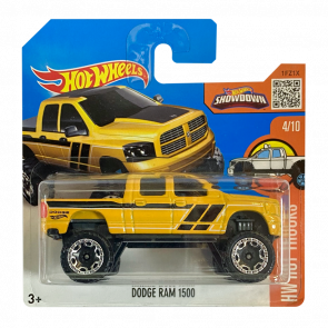 Машинка Базовая Hot Wheels Dodge Ram 1500 Hot Trucks 1:64 DHR50 Yellow - Retromagaz