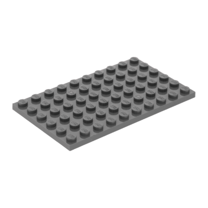 Пластина Lego Звичайна 4шт 6 x 10 3033 4211114 Dark Bluish Grey Б/У - Retromagaz