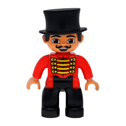 Фигурка Lego Boy Circus Ringmaster Duplo 47394pb152 Б/У - Retromagaz