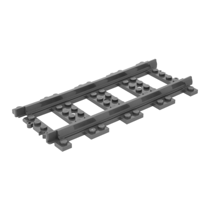 Для Поїзда Lego Рейки Straight 53401 17275 4279714 6037688 6070018 Dark Bluish Grey Б/У - Retromagaz