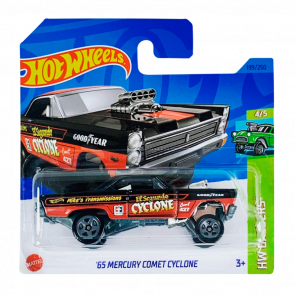 Машинка Базовая Hot Wheels '65 Mercury Comet Cyclone Gassers 1:64 HKH62 Black - Retromagaz