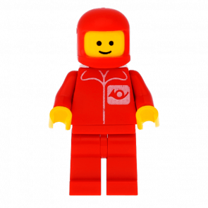 Фигурка Lego People 973pb0035 Post Office Red Legs Red Classic Helmet City post002 Б/У - Retromagaz