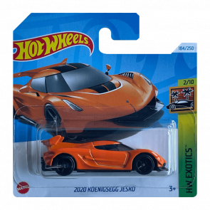 Машинка Базовая Hot Wheels 2020 Koenigsegg Jesko Exotics 1:64 HTF07 Orange - Retromagaz