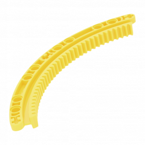 Technic Lego Зубчаста Рейка Curved 11 x 11 24121 6151167 Yellow Б/У - Retromagaz