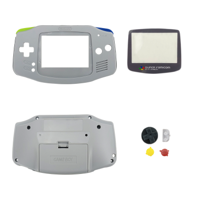 Корпус RMC Game Boy Advance SNES Limited Edition Grey Новый - Retromagaz