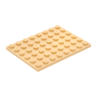 Пластина Lego Обычная 4шт 6 x 8 3036 6070501 Tan Б/У - Retromagaz