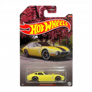 Тематическая Машинка Hot Wheels Toyota 2000 GT Japanese Classics 1:64 HLK15 Yellow - Retromagaz