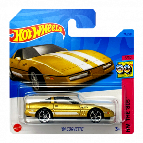 Машинка Базовая Hot Wheels '84 Corvette The `80S 1:64 HKG83 Gold