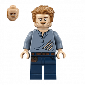 Фигурка Lego Jurassic World Owen Grady Ripped Shirt Films jw020 Б/У - Retromagaz