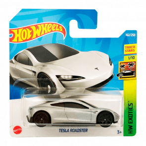 Машинка Базова Hot Wheels Tesla Roadster Exotics 1:64 HCV04 Silver