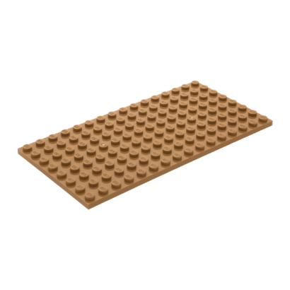 Пластина Lego Звичайна 2шт 8 x 16 92438 4624163 Dark Tan Б/У - Retromagaz