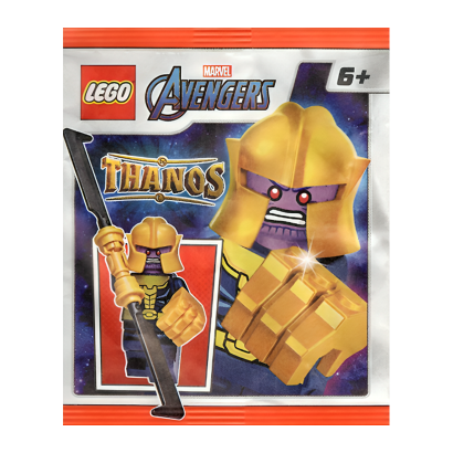 Конструктор Lego Фигурка Thanos Paper Bag Super Heroes 242215 sh0696 Новый - Retromagaz