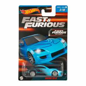 Тематическая Машинка Hot Wheels Mazda RX-8 Fast & Furious 1:64 HNR88/HNT13 Black