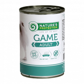 Влажный Корм Nature's Protection для Собак с Пищевой Аллергией Nature's Protection Adult Game 400g