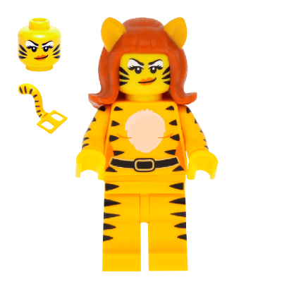 Фігурка Lego Series 14 Tiger Woman Collectible Minifigures col219 Б/У - Retromagaz