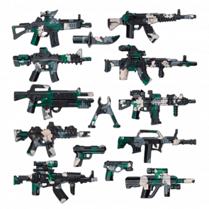 Оружие RMC Стрелковое Weapon Pack #5 Black Green Новый - Retromagaz