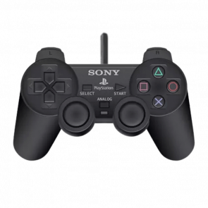 Геймпад Проводной Sony PlayStation 2 DualShock 2 SCPH-10010 Black Б/У Нормальный