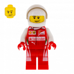 Фигурка Lego Speed Champions Scuderia Ferrari SF16-H Driver Другое sc036 Б/У