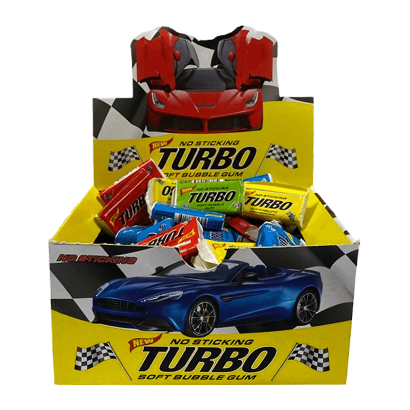 Жувальна Гумка Turbo Extreme 100шт 450g - Retromagaz