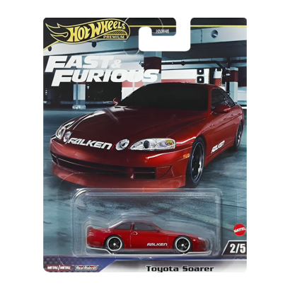 Машинка Premium Hot Wheels Toyota Soarer Fast & Furious 1:64 HRT95 Red - Retromagaz