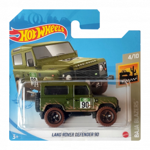 Машинка Базовая Hot Wheels Land Rover Defender 90 Baja Blazers 1:64 GRX66 Green