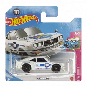 Машинка Базовая Hot Wheels Mazda RX-3 Mad Mike Drift 1:64 GTB27 White - Retromagaz