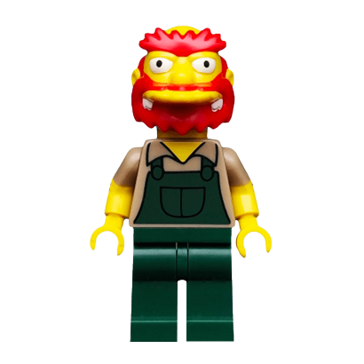 Фигурка Lego The Simpsons Groundskeeper Willie Cartoons sim039 Б/У - Retromagaz