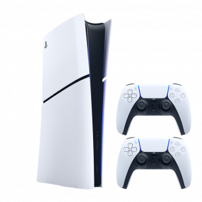 Набір Консоль Sony PlayStation 5 Slim Digital Edition 1TB White Новий  + Геймпад Бездротовий DualSense