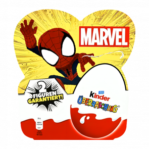 Шоколадное Яйцо Kinder 4шт Marvel 80g - Retromagaz