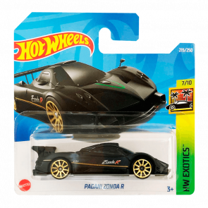 Машинка Базова Hot Wheels Pagani Zonda R Exotics 1:64 HCT02 Black