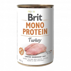 Влажный Корм для Собак Brit Care Mono Protein Индейка 400g - Retromagaz